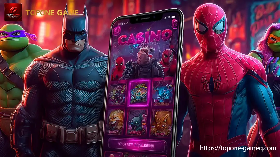 Mobile slot games in the Topone Game lobby